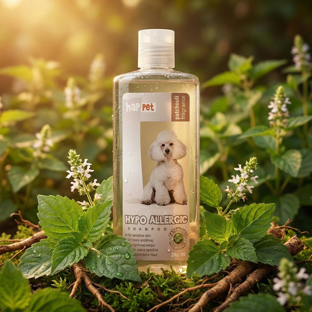Happet Szampon Hipoalergiczny dla Psów 240ml Wrażliwa Skóra